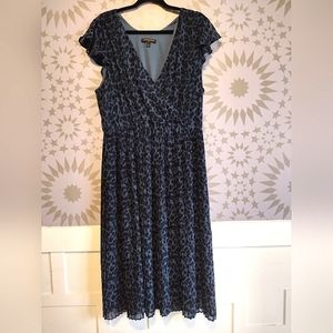 Banana Republic Blue Midi Dress